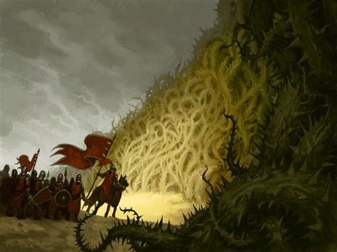 Wall of Thorns by Alex Stone | Fantasy concept art, Fairytale art, Art