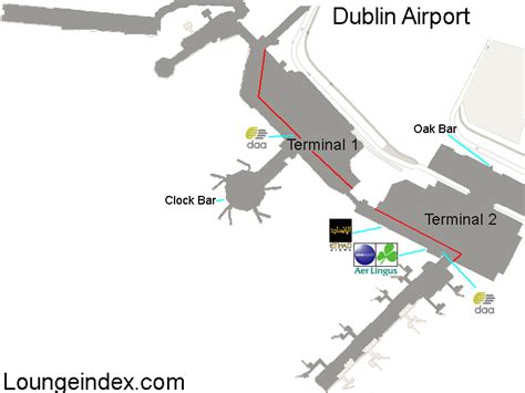 DUB: Dublin Airport Guide - Terminal map, airport guide, lounges, bars ...