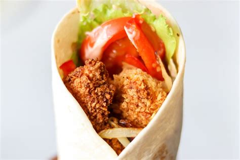 Southern Fried Chicken Wraps (Extra Crispy) - My Morning Mocha