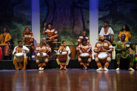 West African dance institute demonstrating culture on campus