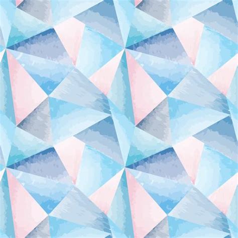 Abstract seamless pattern Geometric form watercolor background 530877 ...