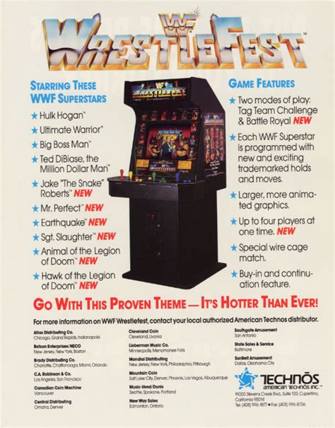 WWF Wrestlefest Video Game | Emporium Arcade Bar