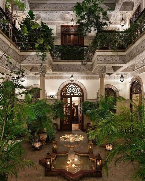 Archpng on Twitter | Moroccan courtyard, Florida hotels, Courtyard garden