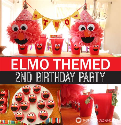 Elmo Birthday Party: The Full Party Details | Spot of Tea Designs