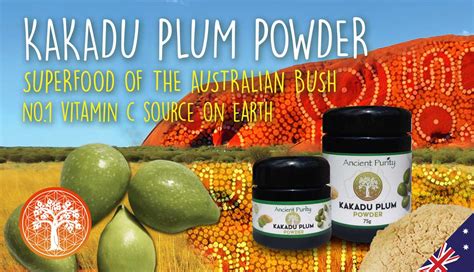 Kakadu Plum (Powder) - #1 Food Source of Vitamin C | Ancient Purity