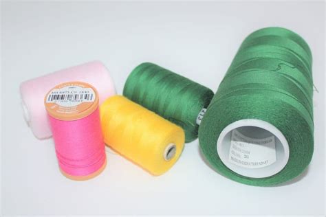 Sewing thread types and uses