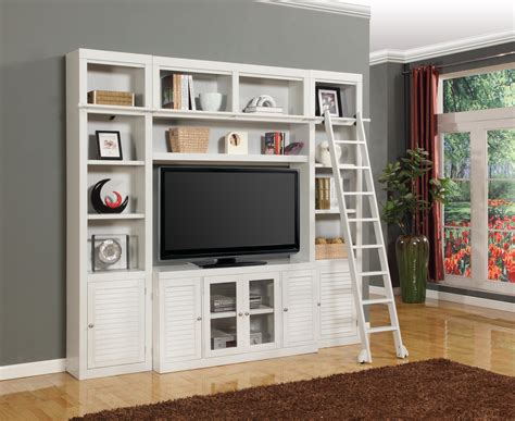 Parker House Boca Four-Piece Entertainment Center Bookcase | Wayside ...