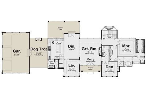 Lake Front Plan: 4,057 Square Feet, 4 Bedrooms, 4 Bathrooms - 963-00722