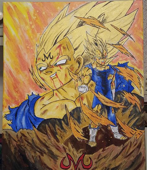 Majin Vegeta Final Explosion tribute- by Brannon Haller | Dragon ball z ...