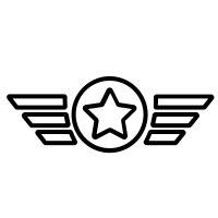 Pilot Wings Badge Icon - Free PNG & SVG 492026 - Noun Project