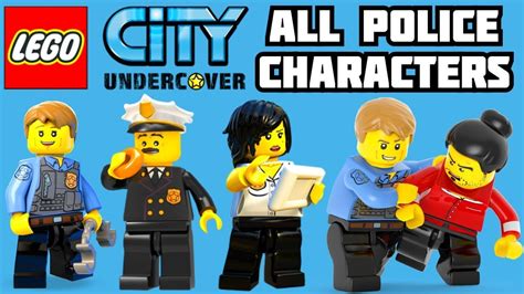 Lego city undercover all police characters - YouTube