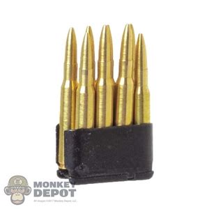 Monkey Depot - Ammo: Soldier Story US WWII M1 Garand Clip w/Removable ...