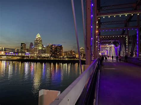 Bridging Time: Purple People Bridge is a Christmas destination ...