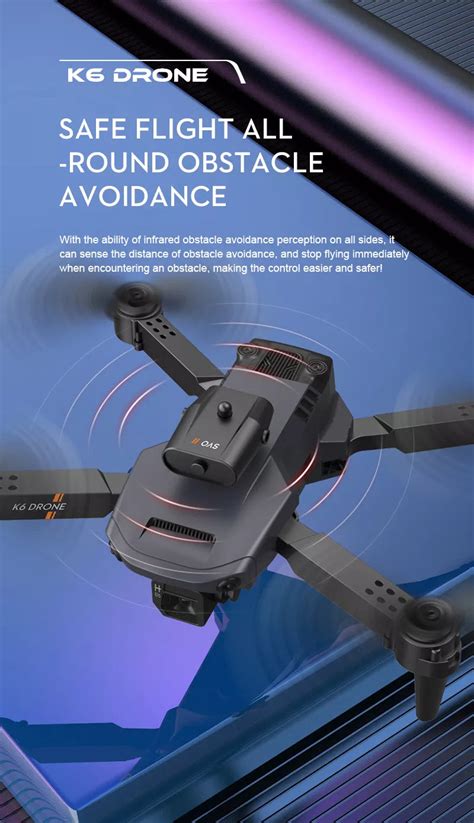 K6 Drone - Camera 4K HD 4 Side 360 Obstacle Avoidance Drone – RCDrone