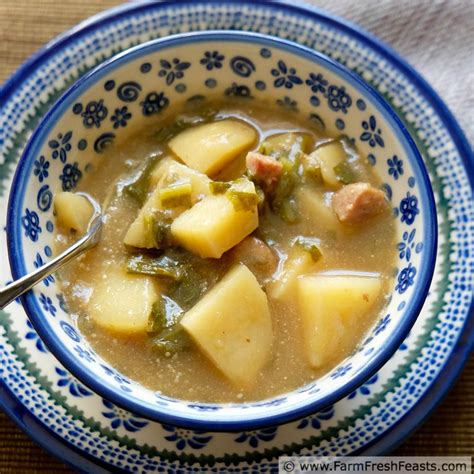 Farm Fresh Feasts: Turnip, Potato, and Sausage Soup