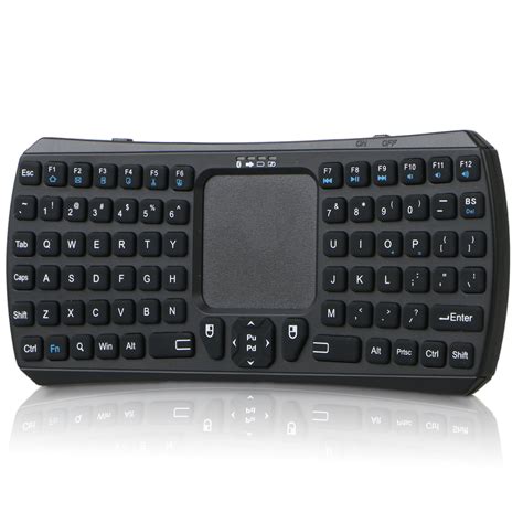 Mini Bluetooth Touchpad Keyboard, Rechargable Handheld Remote Control ...