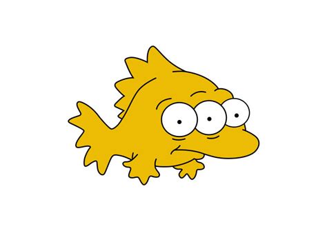 Simpsons Three Eyed Fish Vector - SuperAwesomeVectors