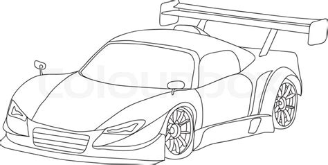 13 Sports Car Outline Vector Images - Car Outline Vector, Sports Car ...