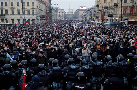 photos of protests in Russia for Alexei Navalny - The Washington Post