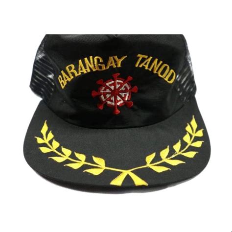 Barangay Tanod Cap with Laurel Logo Adjustable Size | Shopee Philippines