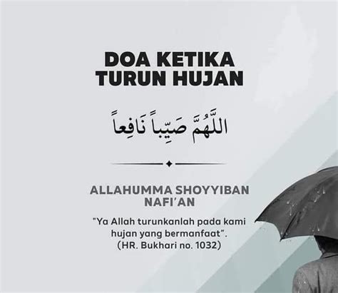 Doa Ketika Hujan Turun Dengan Sangat Lebat