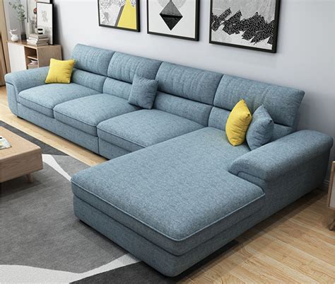 Designer Sofa Set:- Nordic Modern Style Fabric Luxury Furniture Sofa ...