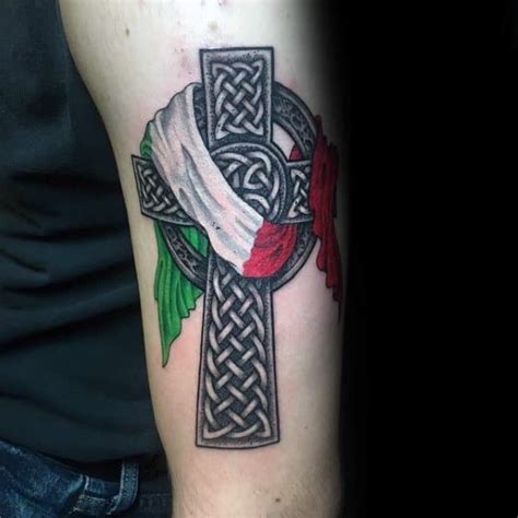 40 Italian Flag Tattoo Ideas For Men - Italy Designs | Italian tattoos ...