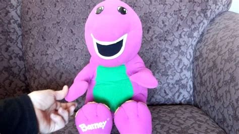 TALKING BARNEY PURPLE DINOSAUR - YouTube