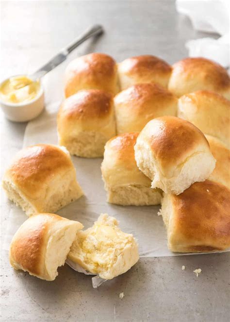 Soft No Knead Dinner Rolls | RecipeTin Eats