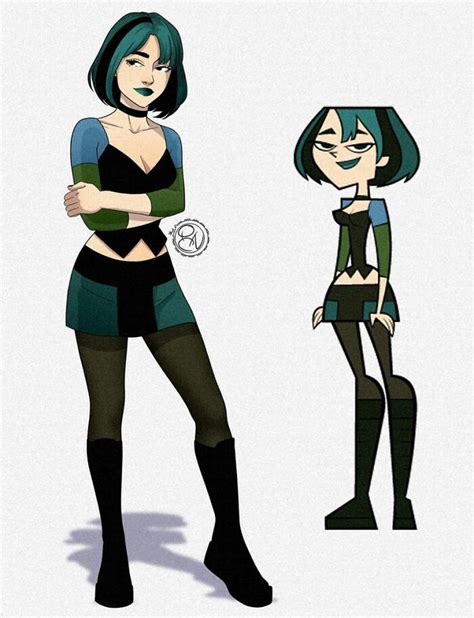 Artist Redraws 20 Total Drama Island Characters In A More Realistic Way ...