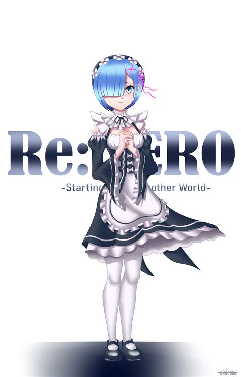 Rem fanart by alemanfanart on DeviantArt