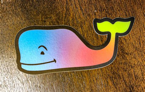 Vineyard Vines Whale Vinyl Sticker | Etsy | Vinyl sticker