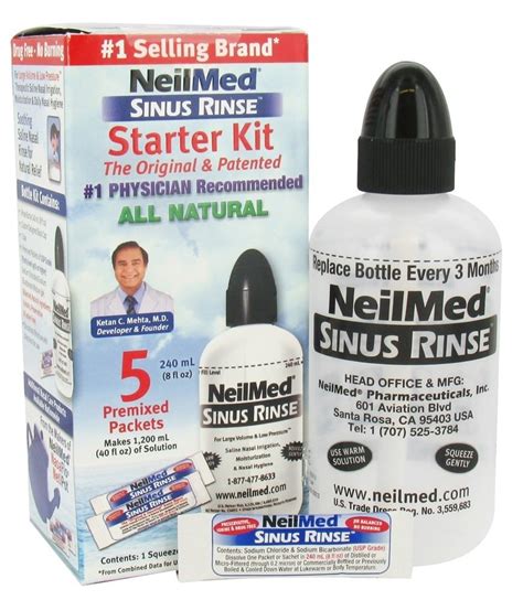 Neilmed SinusRinse All Natural Sinnus Relief 10 Sachets: Amazon.co.uk ...