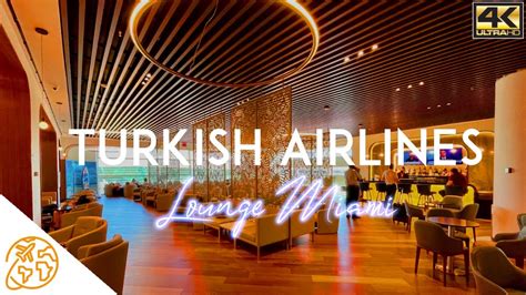 Turkish Airlines Lounge Miami Airport New 4k Tour Priority Pass - Alo Japan