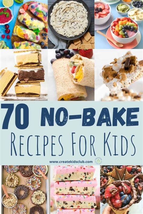 70 No-Bake Recipes For Kids | No Cook Recipes for Kids