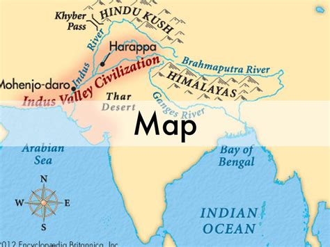 Indus Valley Civilization World Map