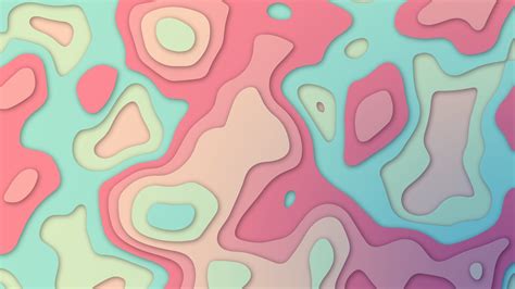 Pastel Slide Elevation Colorful Abstract Wallpaper, HD Abstract 4K ...