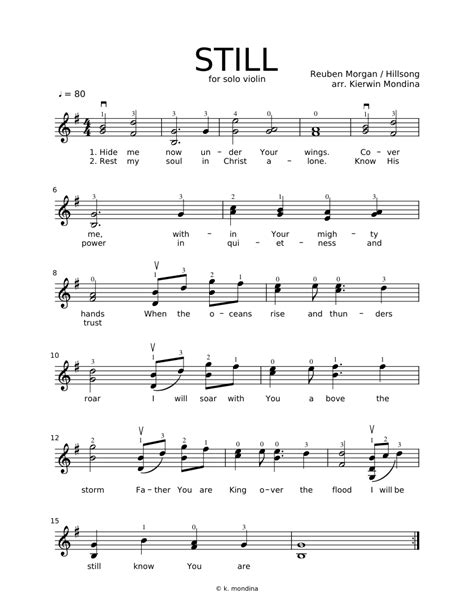 STILL Sheet music for Violin (Solo) | Musescore.com