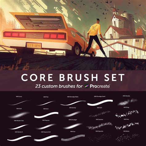 Core Brush Set For Procreate - Procreate Brushes