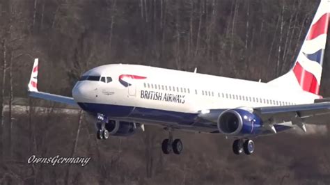 1st British Airways Boeing 737-800 Finishing Test Flight @ KBFI Boeing ...