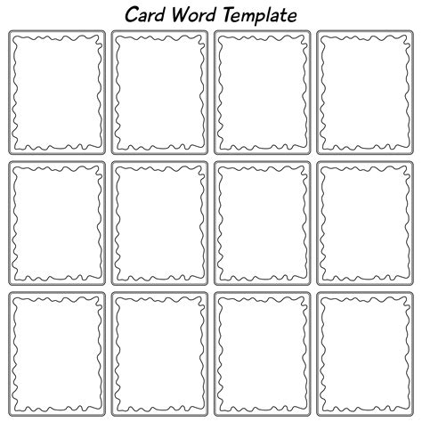 8 Best Images of Card Word Template Printable - Printable Blank Flash ...