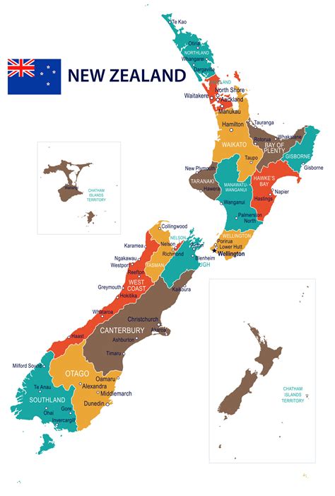 Political Map Of New Zealand New Zealand Atlas | Images and Photos finder