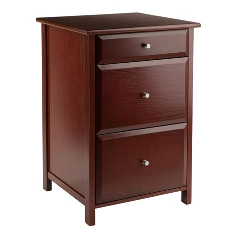 Winsome Wood Delta Home Office File Cabinet, Walnut Finish - Walmart ...