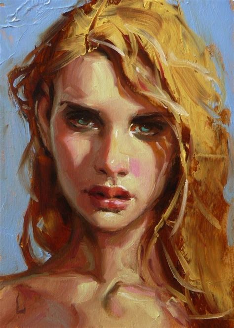 Sunshine, an art print by John Larriva | Portrait painting, Oil ...