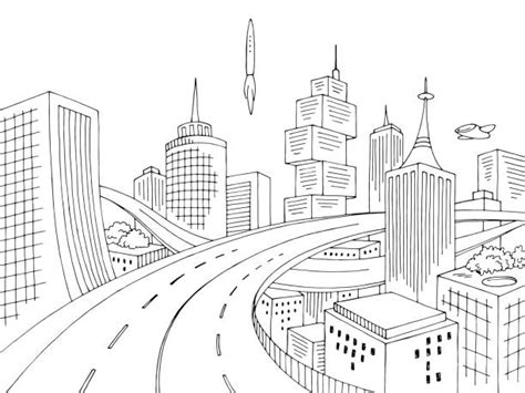 Futuristic City Drawing Easy: Draw Your Own Metropolis In Just A Few ...