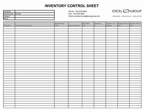 Google Sheets Inventory Template – Letter Example Template