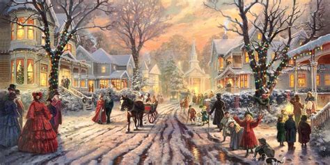 26 Popular Traditional Christmas Carols w/ Festive Art by Thomas ...