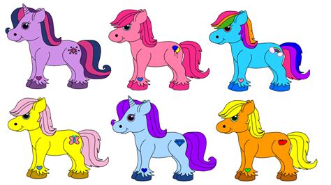 My Little Pony G6 Mane 6 by osayoba09 on DeviantArt