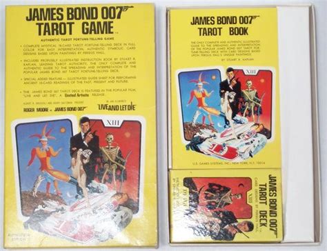 1973 JAMES BOND TAROT CARD Deck-LIVE AND LET DIE-UnUsed | #40778909