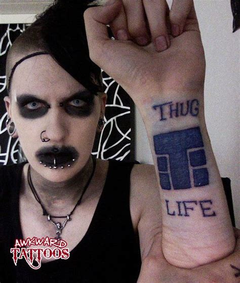 Thug Life Tattoo | Thug life tattoo, Thug life, Bones funny